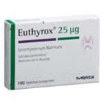 يوثيروكس 25 ملغ 100 قرص
