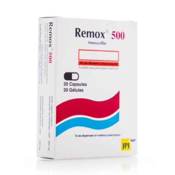 ريموكس 500 ملغ 20 كبسولة REMOX