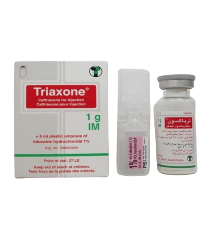 10442.png ترياكسون 1 جم قارورة عضل TRIAXONE - الصورة 1