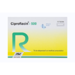 سيبروفلوكساسين 500 ملغ 10 أقراص